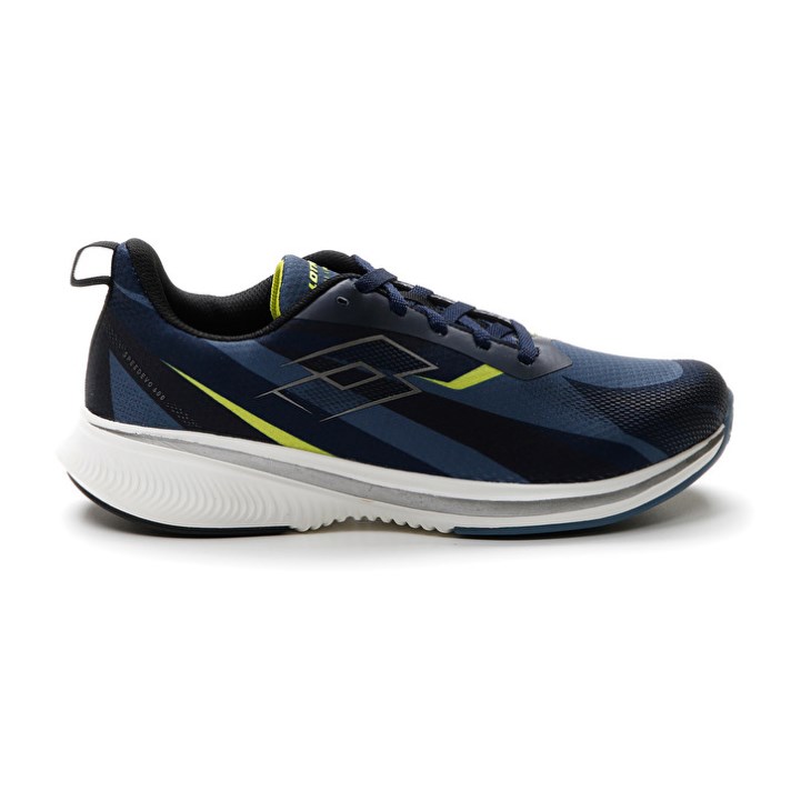 Zapatillas Running Lotto Speedevo 600 III Hombre Azul Marino Azules Amarillo | LD420862W3