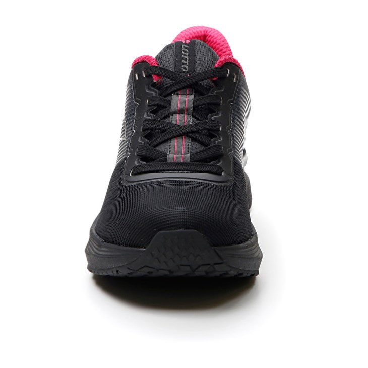 Zapatillas Running Lotto Speedevo 700 II W Mujer Negras Rosas | PD194849N7