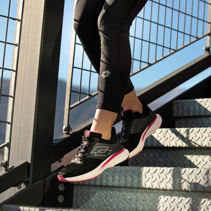 Zapatillas Running Lotto Speedevo 700 W Mujer Negras | RG259275O2