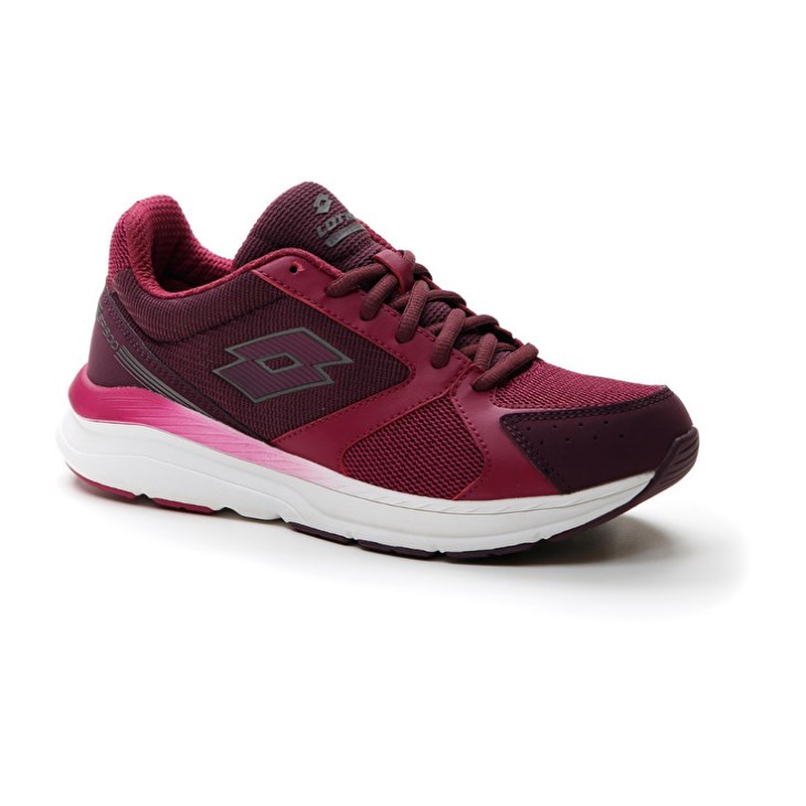 Zapatillas Running Lotto Speedride 600 Xii W Mujer Rojas Oscuro | SU679797M6