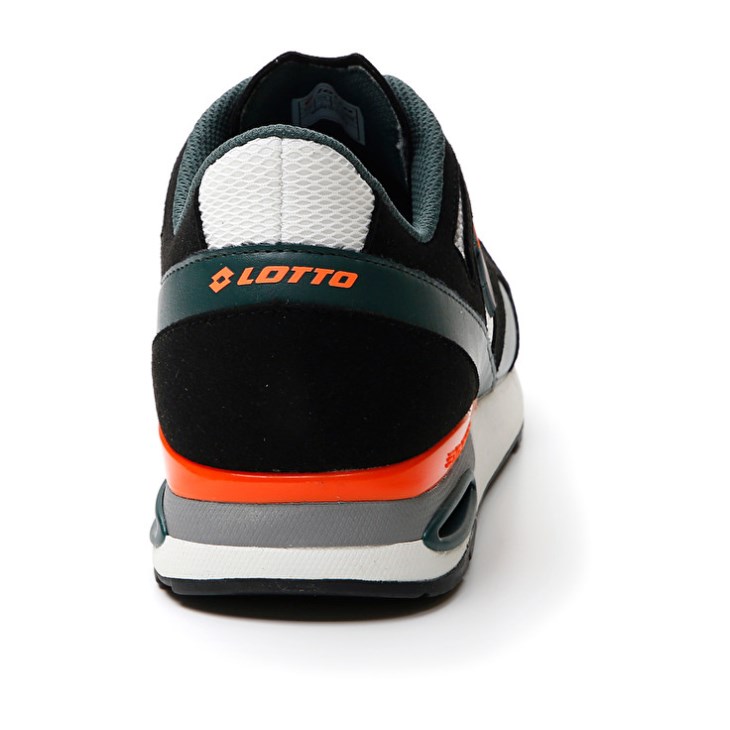 Zapatillas Running Lotto Synpulse '93 AMF Hombre Blancas Negras Verde | PN484738N4