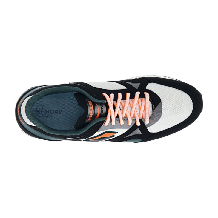 Zapatillas Running Lotto Synpulse '93 AMF Hombre Blancas Negras Verde | PN484738N4