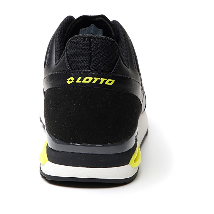 Zapatillas Running Lotto Synpulse '93 II AMF Hombre Negras Verde Gris | BO083958T9