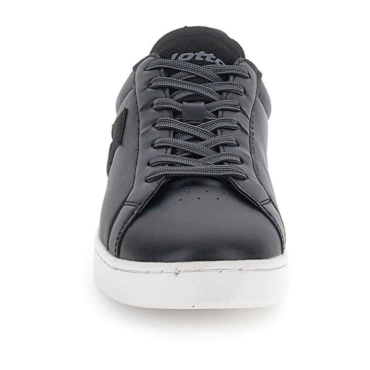 Zapatillas Tenis Lotto 1973 AMF Evo VII Hombre Negras | YL300670X4