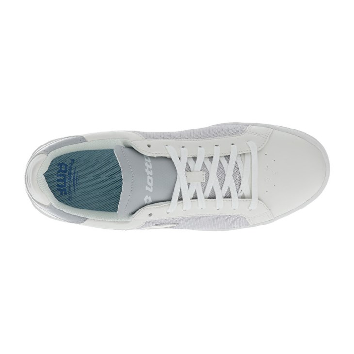 Zapatillas Tenis Lotto 1973 AMF Evo VI NET Hombre Blancas Gris | HK728442R3