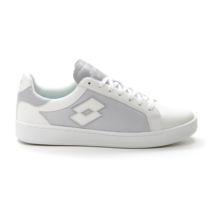Zapatillas Tenis Lotto 1973 AMF Evo VI NET Hombre Blancas Gris | HK728442R3
