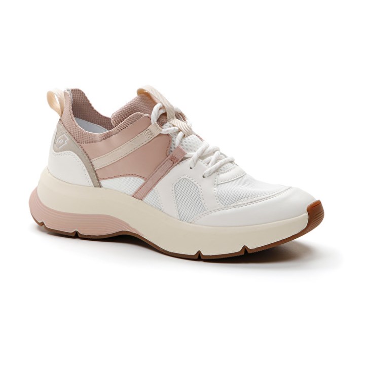 Zapatillas Tenis Lotto Antares 1 AMF W Mujer Blancas Rosas | AI379627Y6
