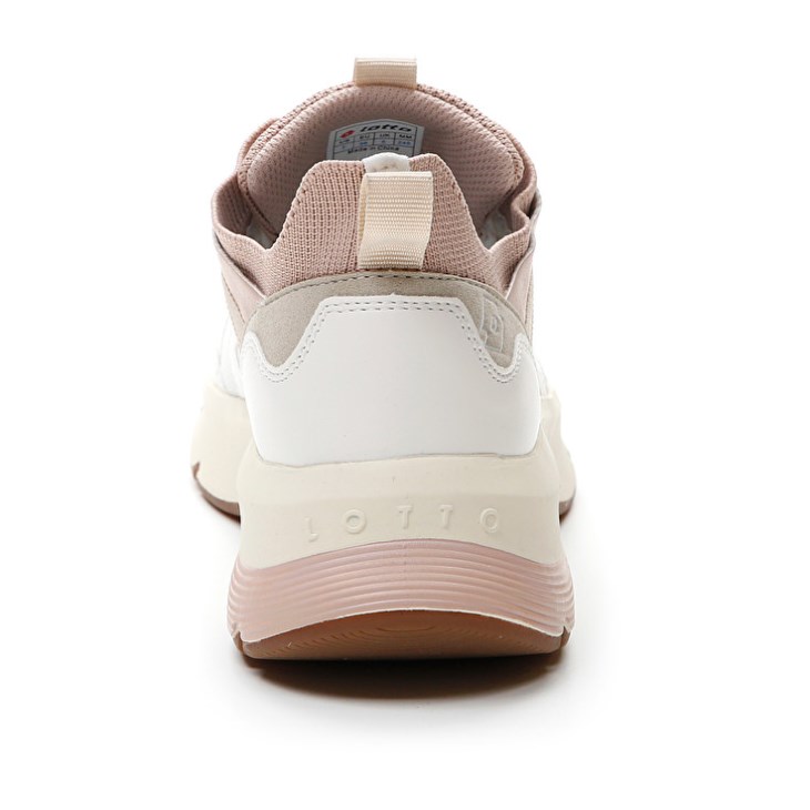 Zapatillas Tenis Lotto Antares 1 AMF W Mujer Blancas Rosas | AI379627Y6