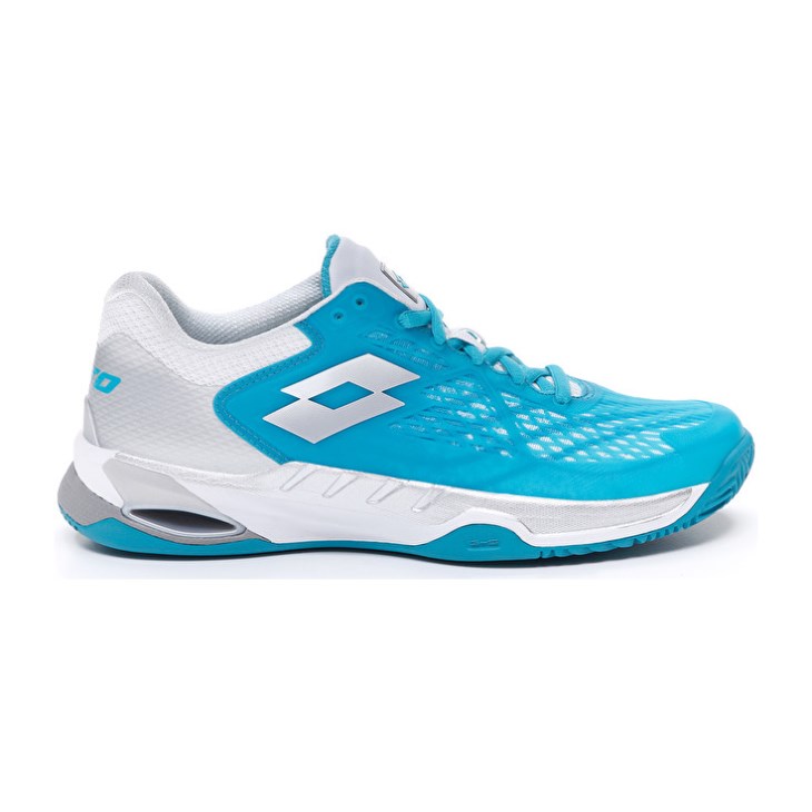Zapatillas Tenis Lotto Mirage 100 CLY W Mujer Azules Blancas Plateadas | SQ921022S5