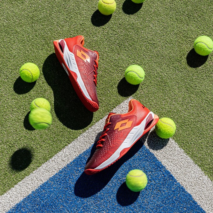 Zapatillas Tenis Lotto Mirage 100 II SPD Hombre Rojas Rojas | KY649584L3