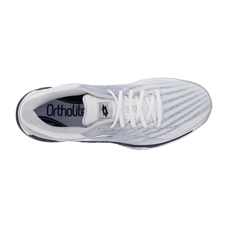 Zapatillas Tenis Lotto Mirage 100 SPD Hombre Blancas Negras Plateadas | TG981598Q5
