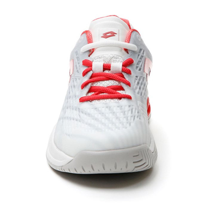 Zapatillas Tenis Lotto Mirage 100 SPD W Mujer Blancas Rojas | VO826432Y4