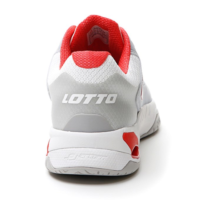 Zapatillas Tenis Lotto Mirage 100 SPD W Mujer Blancas Rojas | VO826432Y4