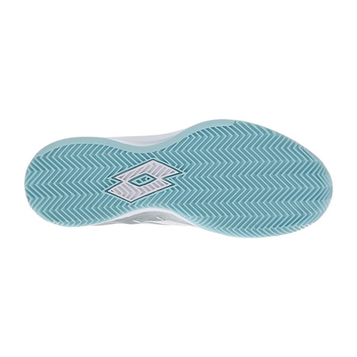 Zapatillas Tenis Lotto Mirage 200 CLY W Mujer Blancas Plateadas Azules | WR084198D2