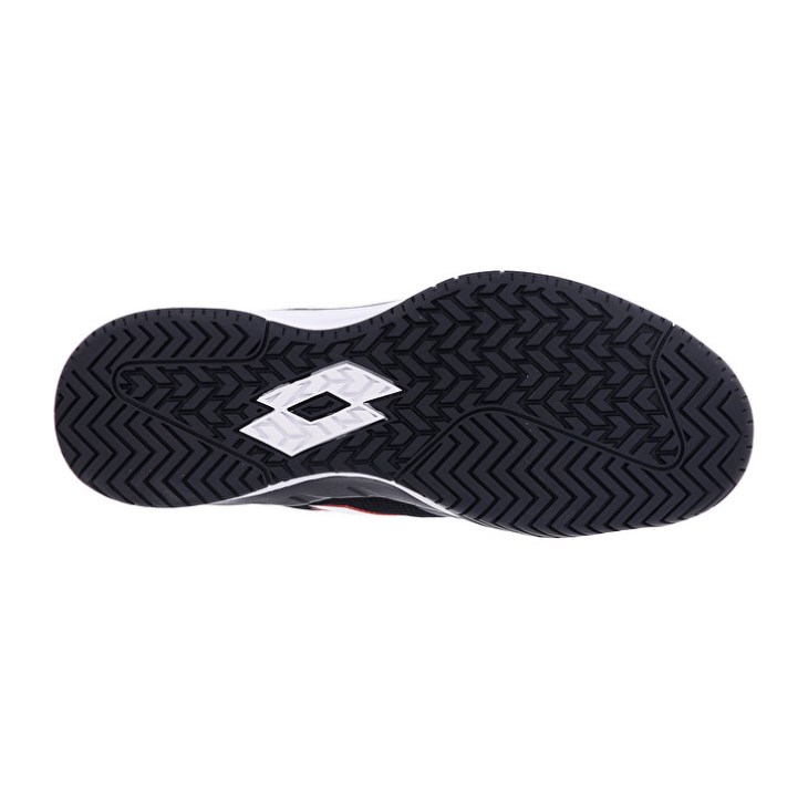 Zapatillas Tenis Lotto Mirage 200 SPD Hombre Negras Blancas Rojas | DN805040Q8
