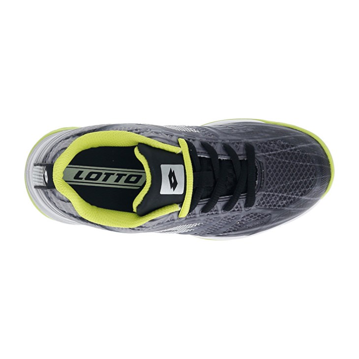Zapatillas Tenis Lotto Mirage 300 ALR JR Niños Negras Blancas Verde | VL195359A2