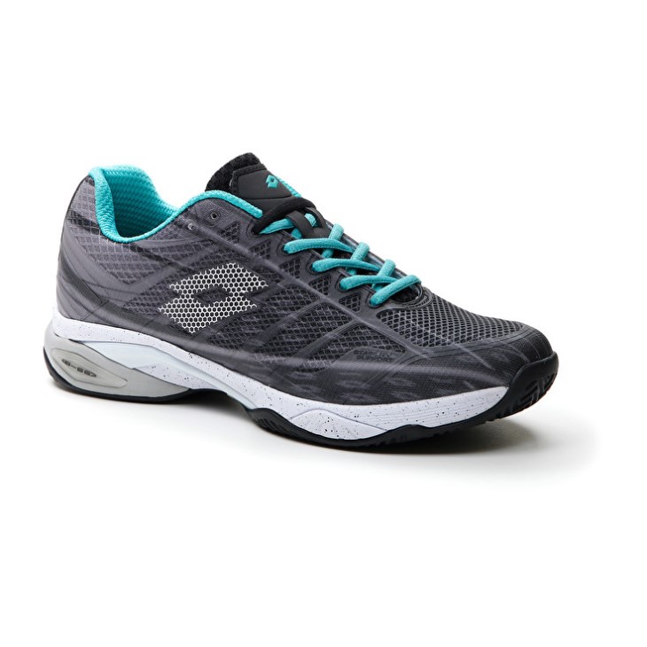 Zapatillas Tenis Lotto Mirage 300 CLY Hombre Negras Blancas Verde | RU027362M5