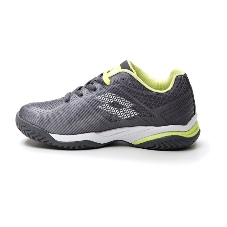 Zapatillas Tenis Lotto Mirage 300 III ALR JR Niños Gris Oscuro Blancas Verde | OA457855W9