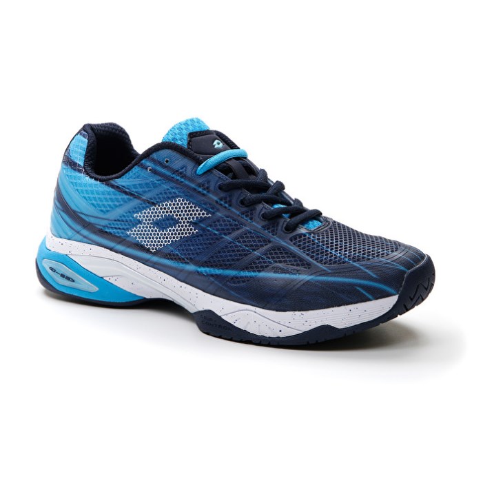 Zapatillas Tenis Lotto Mirage 300 SPD Hombre Azul Marino Azules Blancas Azules | JE087018D7