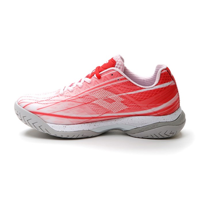 Zapatillas Tenis Lotto Mirage 300 SPD W Mujer Rosas Blancas Rojas | FJ482028S3