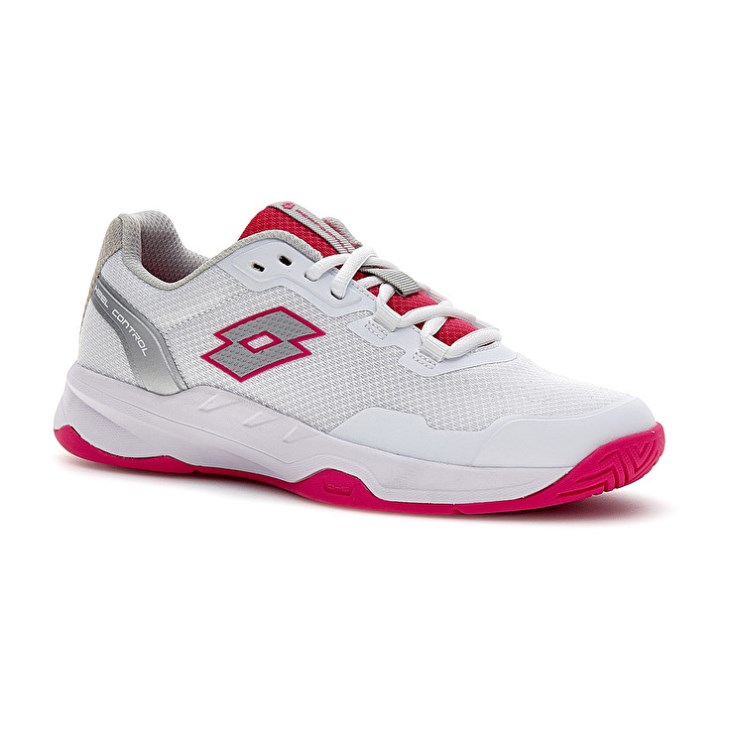Zapatillas Tenis Lotto Mirage 600 III ALR W Mujer Blancas Rojas | EP378397Y6