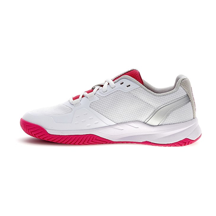 Zapatillas Tenis Lotto Mirage 600 III ALR W Mujer Blancas Rojas | EP378397Y6
