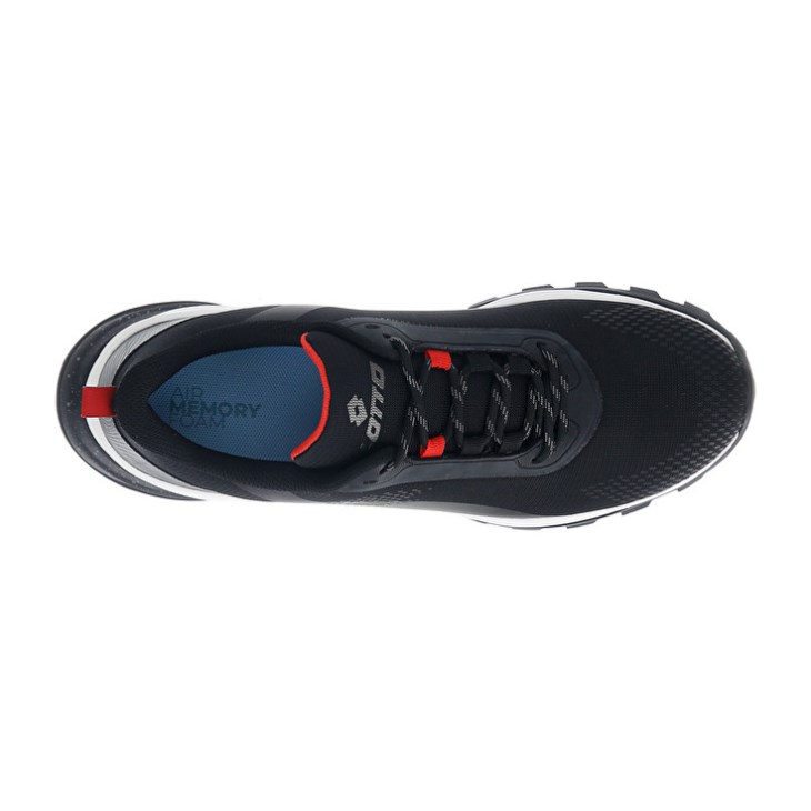 Zapatillas Trail Running Lotto Moonrun 300 II Hombre Negras | WU238393H1