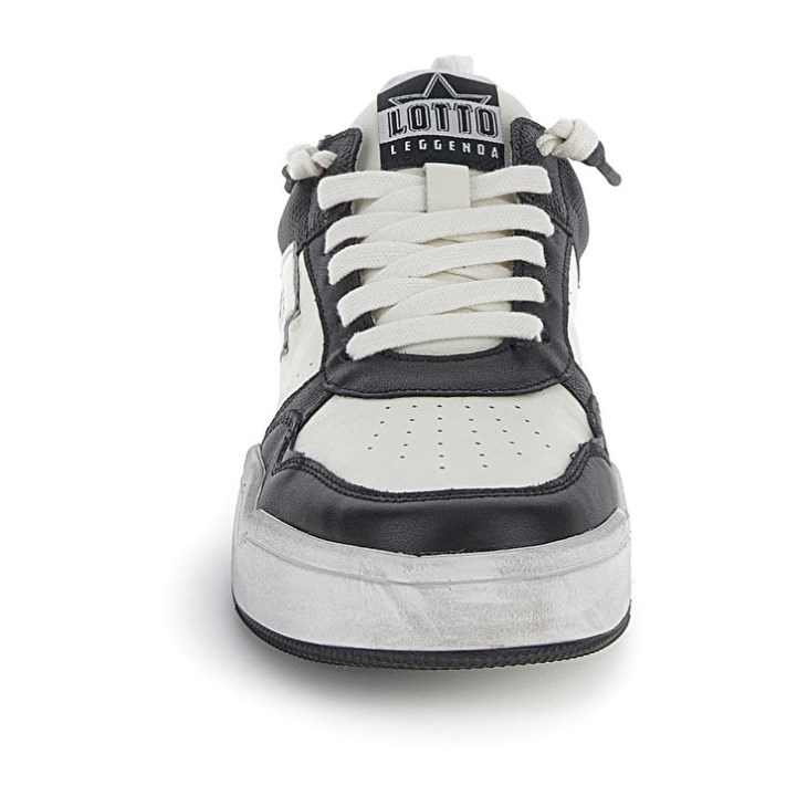 Zapatillas de Baloncesto Lotto Hoop Stars Block Hombre Blancas Gris Oscuro | LO454415Y1