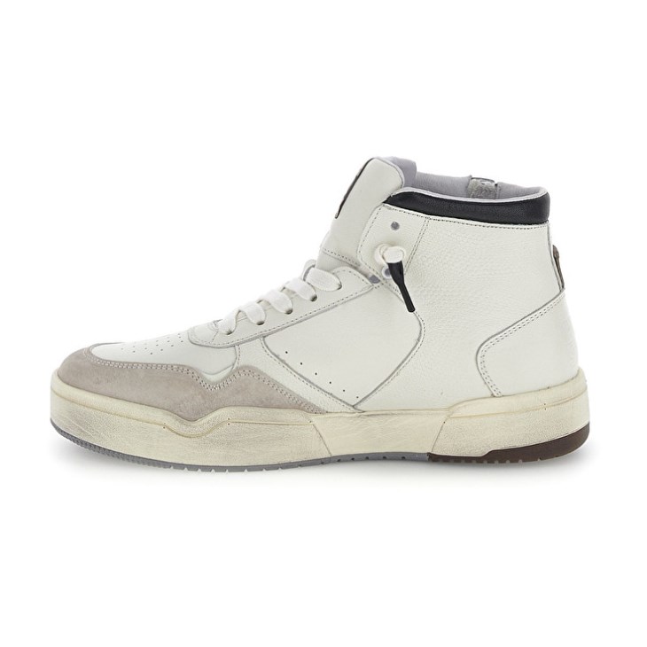 Zapatillas de Baloncesto Lotto Hoop Stars High Suede Hombre Blancas | FN101430U8