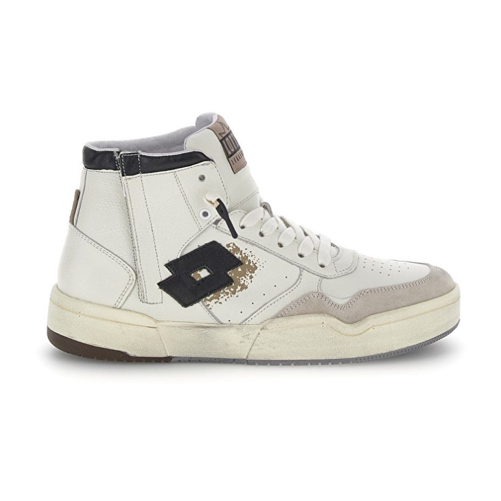Zapatillas de Baloncesto Lotto Hoop Stars High Suede Hombre Blancas | FN101430U8