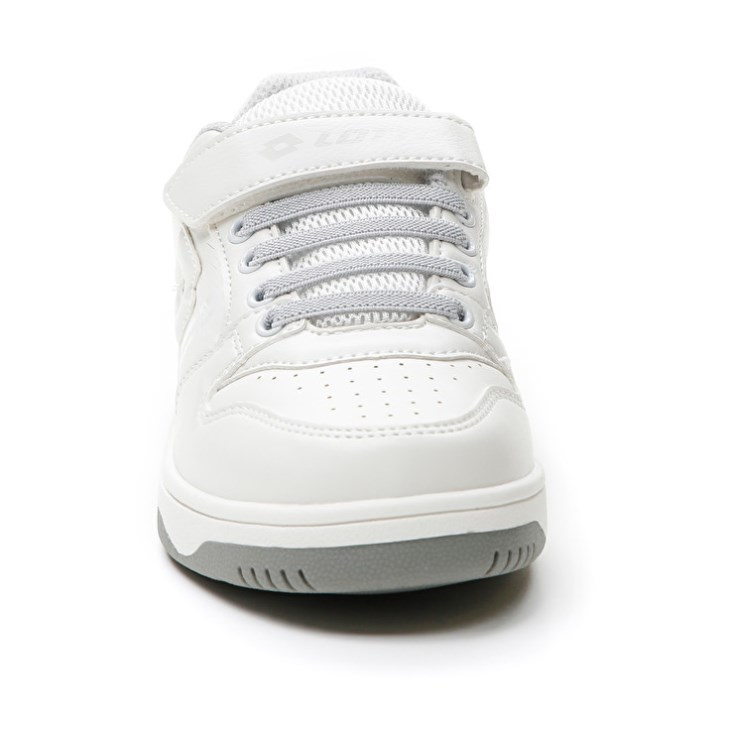 Zapatillas de Baloncesto Lotto Rocket AMF II Lth CL S Niños Blancas | HQ709780D1