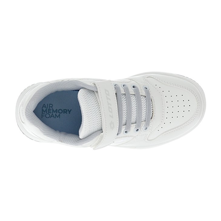 Zapatillas de Baloncesto Lotto Rocket AMF II Lth CL S Niños Blancas | HQ709780D1