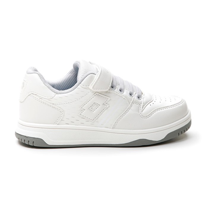 Zapatillas de Baloncesto Lotto Rocket AMF II Lth CL S Niños Blancas | HQ709780D1
