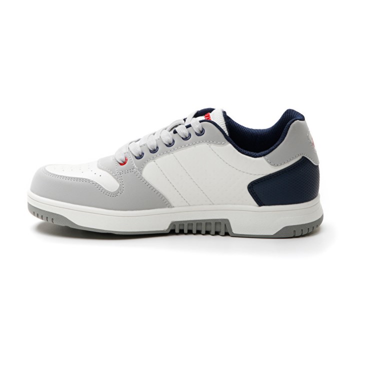 Zapatillas de Baloncesto Lotto Rocket AMF II JR Niños Blancas Azul Marino | SB181468E5