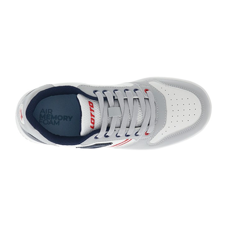 Zapatillas de Baloncesto Lotto Rocket AMF II JR Niños Blancas Azul Marino | SB181468E5