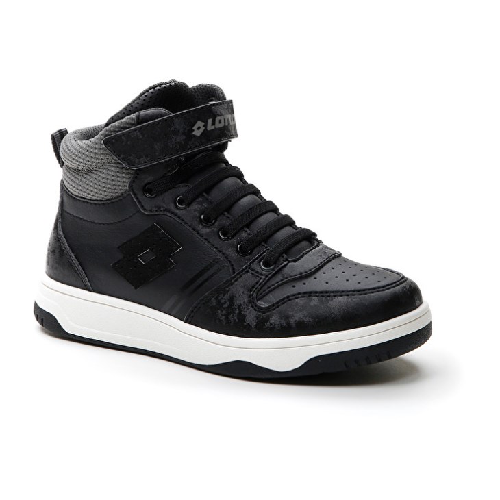 Zapatillas de Baloncesto Lotto Rocket AMF III Mid Stud CL S Niños Negras | QP209560I2