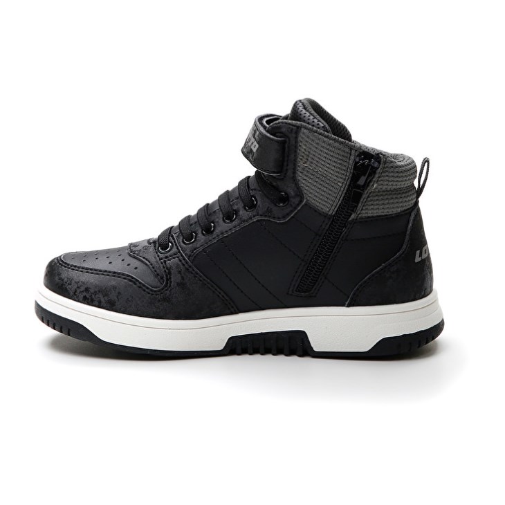 Zapatillas de Baloncesto Lotto Rocket AMF III Mid Stud CL S Niños Negras | QP209560I2
