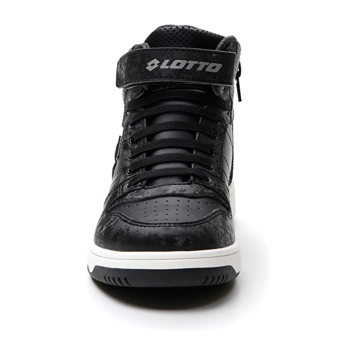 Zapatillas de Baloncesto Lotto Rocket AMF III Mid Stud CL S Niños Negras | QP209560I2