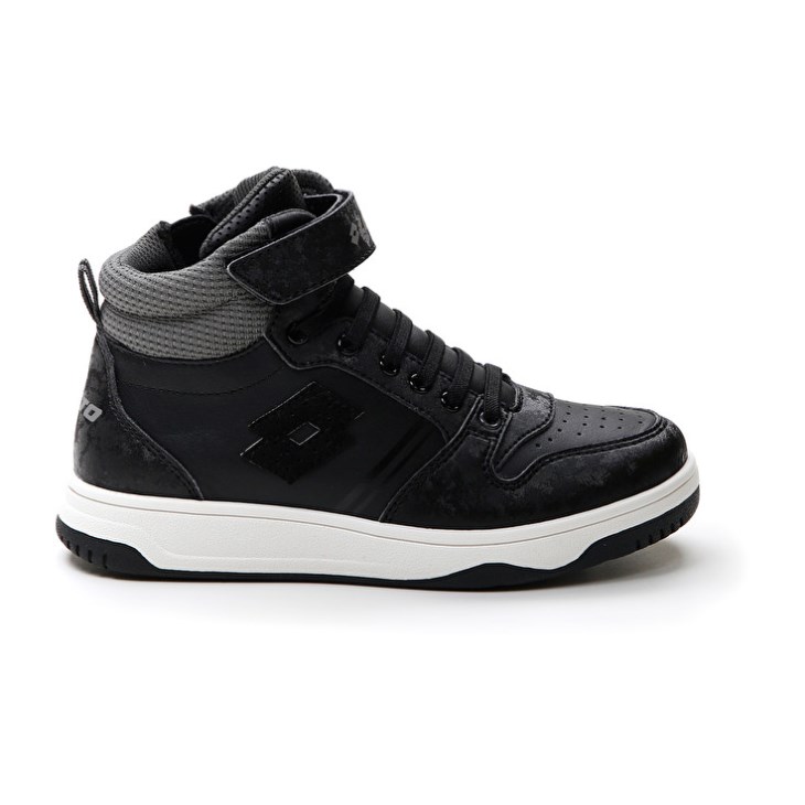 Zapatillas de Baloncesto Lotto Rocket AMF III Mid Stud CL S Niños Negras | QP209560I2