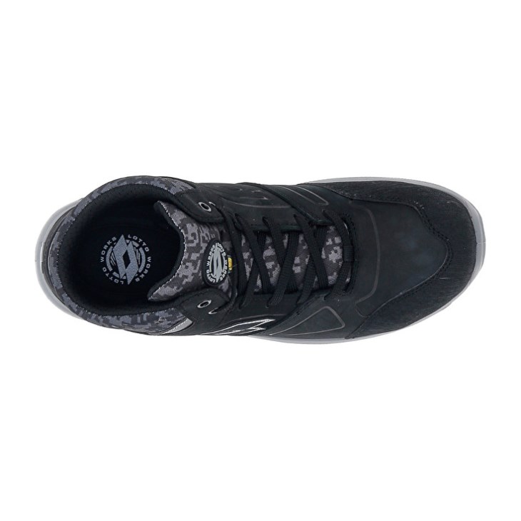 Zapatos Seguridad Lotto Hit 200 Mid S3 ESD Hombre Negras | FZ563946C0