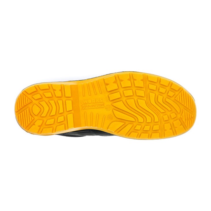 Zapatos Seguridad Lotto Hit 250 Mid S3 SRC Wr HDRY Hombre Negras Amarillo | PH957255S6