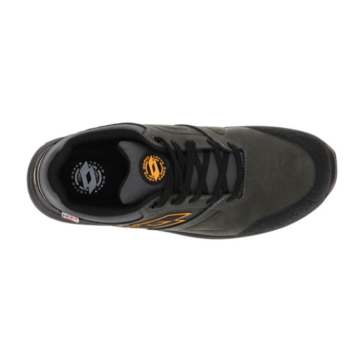 Zapatos Seguridad Lotto Hit 250 S3 SRC Wr HDRY Hombre Gris Oscuro Amarillo | KN633403O8