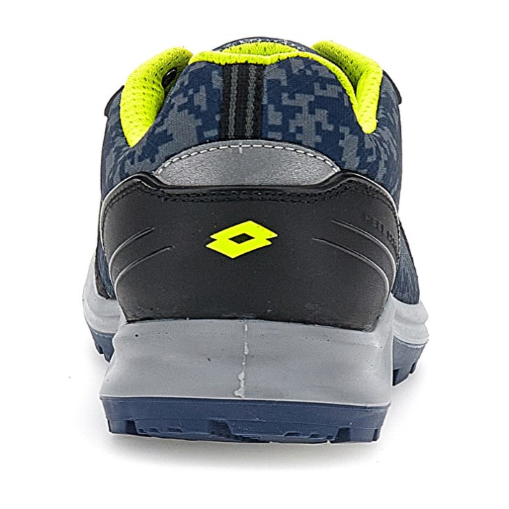 Zapatos Seguridad Lotto Hit 400 S1P Hombre Azules Verde Negras | FI449214V0