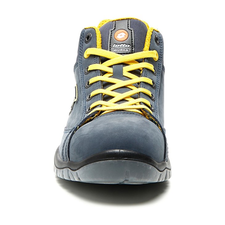 Zapatos Seguridad Lotto Jump Mid 900 Hombre Gris Oscuro Amarillo | QC012551F9