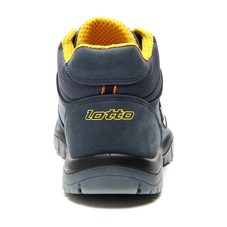 Zapatos Seguridad Lotto Jump Mid 900 Hombre Gris Oscuro Amarillo | QC012551F9