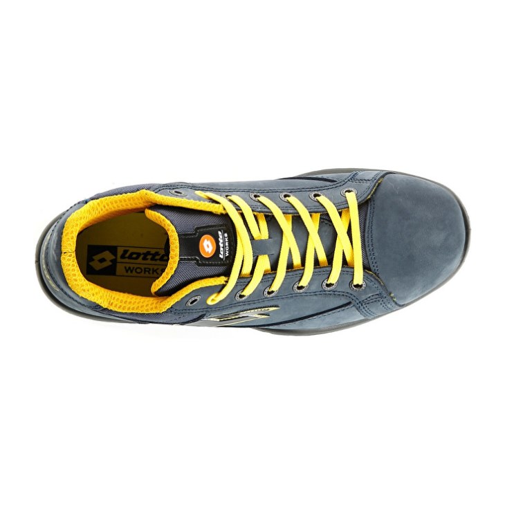 Zapatos Seguridad Lotto Jump Mid 900 Hombre Gris Oscuro Amarillo | QC012551F9