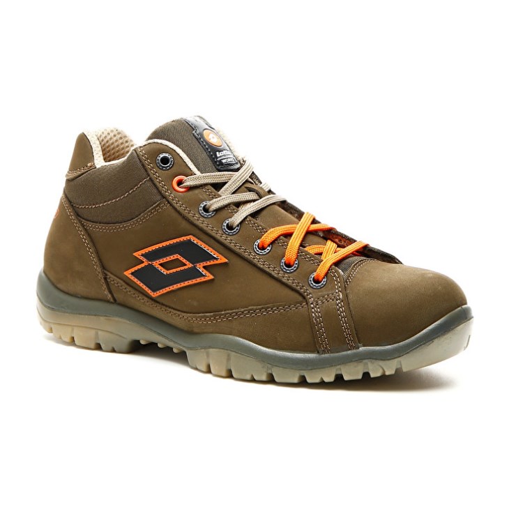 Zapatos Seguridad Lotto Jump Mid 900 S3 SRC Hombre Verde Oliva | KW314151L8
