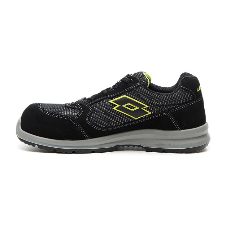 Zapatos Seguridad Lotto Race 250 S1P SD Hombre Negras Verde | ZS134453G8