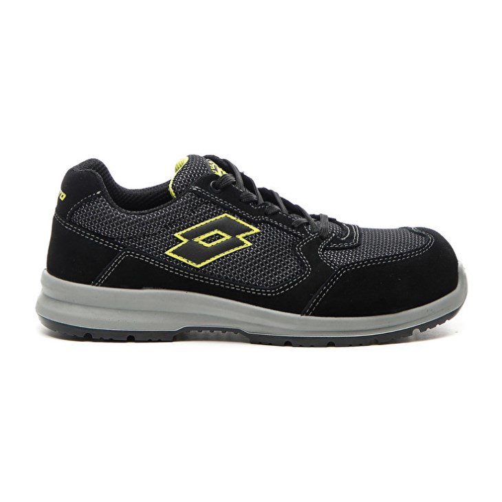 Zapatos Seguridad Lotto Race 250 S1P SD Hombre Negras Verde | ZS134453G8