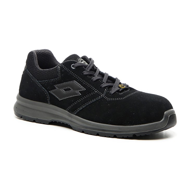 Zapatos Seguridad Lotto Race 401 ESD S1P SD Hombre Negras | VB368586H1